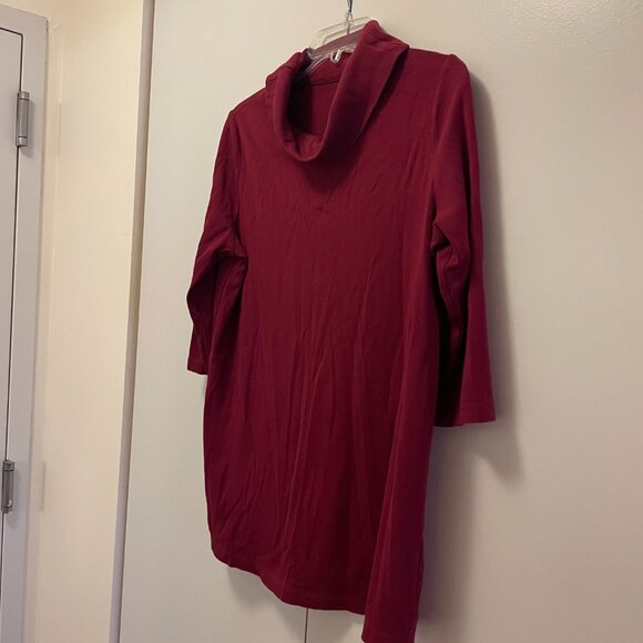 COS red cowl neck 3/4 sleeve shirt turtleneck‎ - Picture 5 of 7